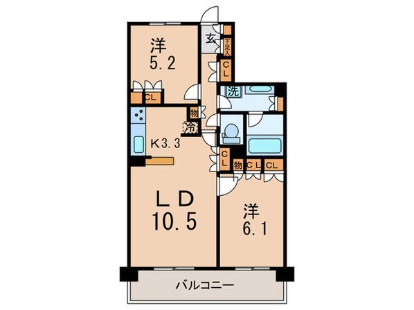 プレミアグランデ馬込の物件間取画像